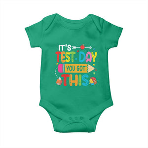Test Day You Got This Baby Onesie TS10 Irish Green Print Your Wear