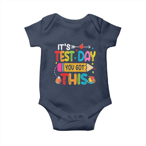 Test Day You Got This Baby Onesie TS10 Navy Print Your Wear
