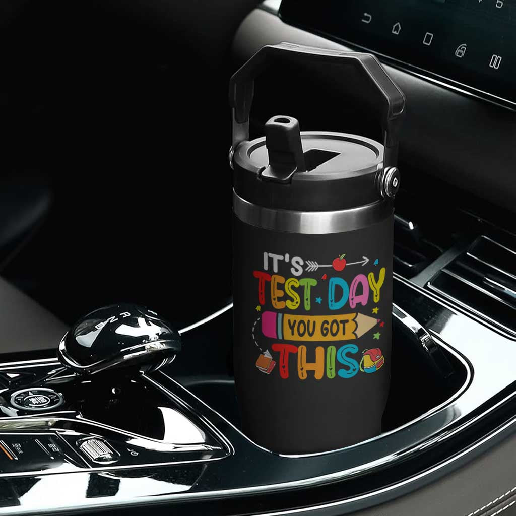 Test Day You Got This Flip Straw Tumbler TS10 Print Your Wear