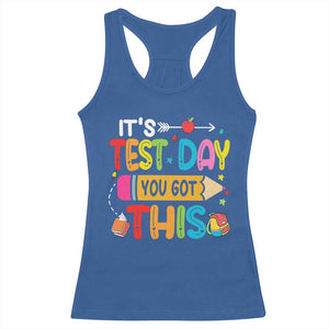 Test Day You Got This Racerback Tank Top TS10 Royal Blue Print Your Wear
