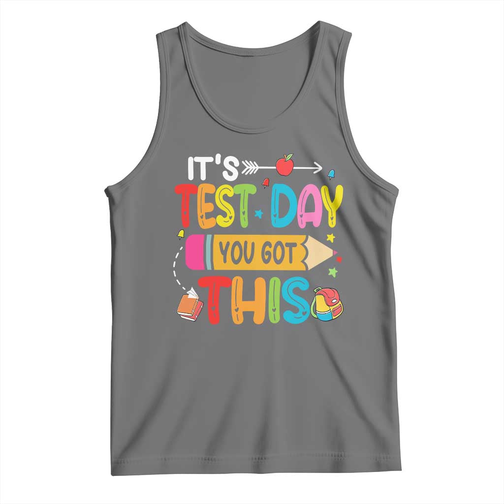 Test Day You Got This Tank Top TS10 Black Heather Print Your Wear