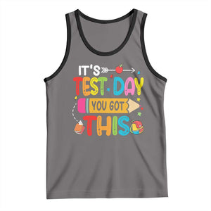 Test Day You Got This Tank Top TS10 Deep Heather Black Print Your Wear