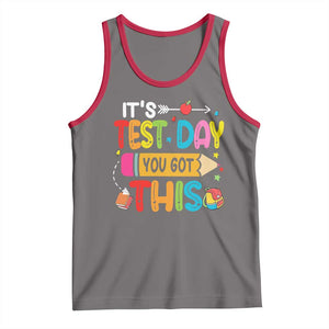 Test Day You Got This Tank Top TS10 Deep Heather Red Print Your Wear