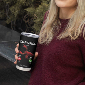 Crawfish Calling Tumbler Cup Funny Fishing Cajun Boil Lobster Meme TS10 Print Your Wear