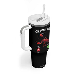 Crawfish Calling Tumbler With Handle Funny Fishing Cajun Boil Lobster Meme TS10 Print Your Wear