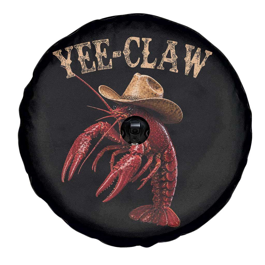 Funny Cowboy Crawfish Spare Tire Cover Yee Claw Funny Crawfish Cajun Seafood Festival TS10 Print Your Wear