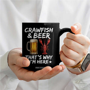 Crawfish Beer Lovers Coffee Mug Funny Crawfish Cajun Seafood Festival Daddy Crawfish TS10 Print Your Wear