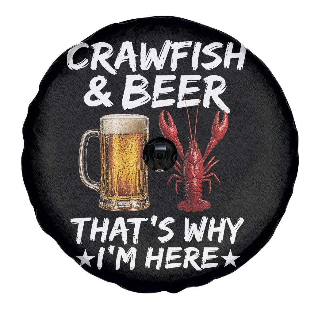 Crawfish Beer Lovers Spare Tire Cover Funny Crawfish Cajun Seafood Festival Daddy Crawfish TS10 Print Your Wear