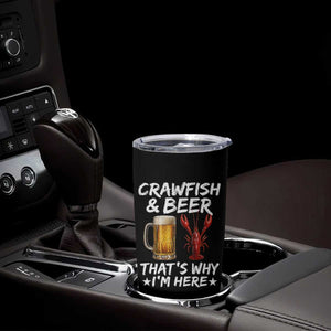Crawfish Beer Lovers Tumbler Cup Funny Crawfish Cajun Seafood Festival Daddy Crawfish TS10 Print Your Wear
