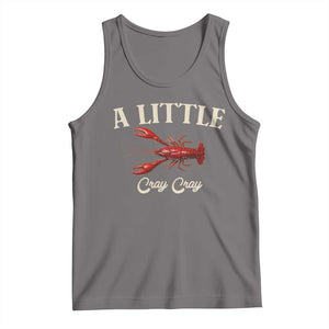 Crawfish Lovers Tank Top A Little Cray Crayfish Boils Cajun Seafood Festival TS10 Deep Heather Print Your Wear