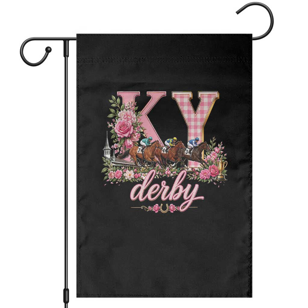 Horse Racing KY Derby Day Vibes Garden Flag This is My Derby Day Dress TS10 Black Print Your Wear