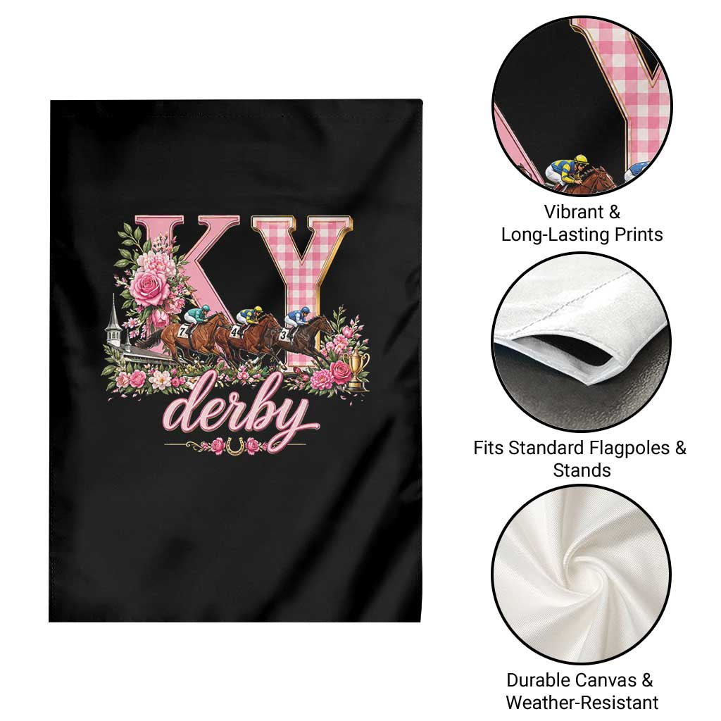Horse Racing KY Derby Day Vibes Garden Flag This is My Derby Day Dress TS10 Print Your Wear