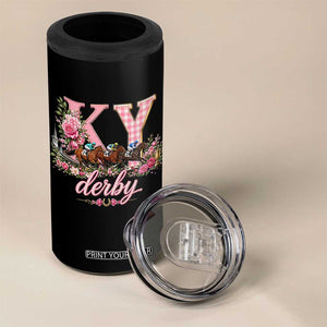 Horse Racing KY Derby Day Vibes 4 in 1 Can Cooler Tumbler This is My Derby Day Dress TS10 Print Your Wear