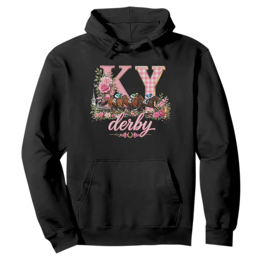 Horse Racing KY Derby Day Vibes Hoodie This is My Derby Day Dress TS10 Black Print Your Wear