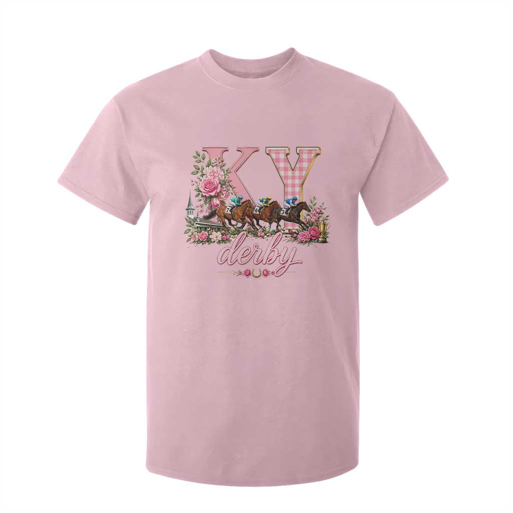 Horse Racing KY Derby Day Vibes T Shirt For Kid This is My Derby Day Dress TS10 Light Pink Print Your Wear
