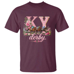 Horse Racing KY Derby Day Vibes T Shirt This is My Derby Day Dress TS10 Maroon Print Your Wear