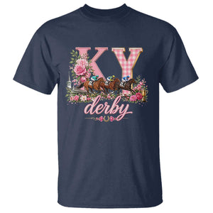 Horse Racing KY Derby Day Vibes T Shirt This is My Derby Day Dress TS10 Navy Print Your Wear