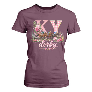 Horse Racing KY Derby Day Vibes T Shirt For Women This is My Derby Day Dress TS10 Maroon Print Your Wear
