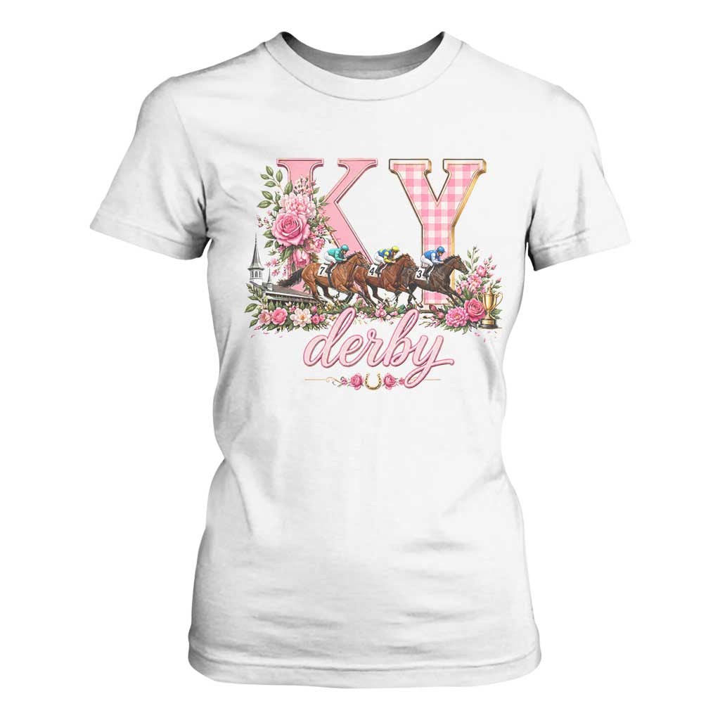 Horse Racing KY Derby Day Vibes T Shirt For Women This is My Derby Day Dress TS10 White Print Your Wear