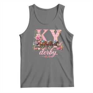 Horse Racing KY Derby Day Vibes Tank Top This is My Derby Day Dress TS10 Black Heather Print Your Wear