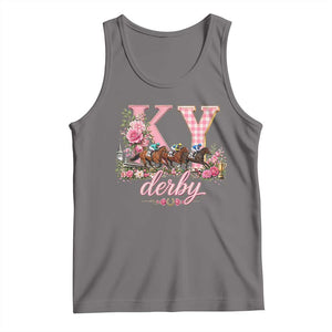 Horse Racing KY Derby Day Vibes Tank Top This is My Derby Day Dress TS10 Deep Heather Print Your Wear