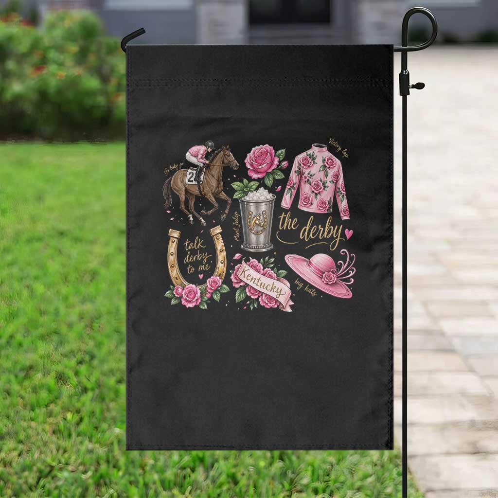Horse Racing Derby Day Garden Flag Doodles Funny Silks Jockey TS10 Print Your Wear