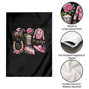Horse Racing Derby Day Garden Flag Doodles Funny Silks Jockey TS10 Print Your Wear