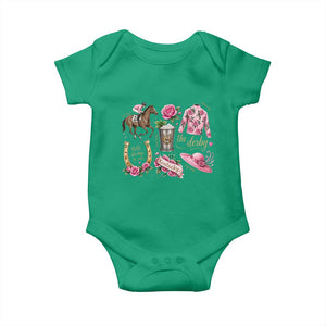 Horse Racing Derby Day Baby Onesie Doodles Funny Silks Jockey TS10 Irish Green Print Your Wear