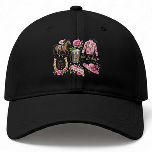 Horse Racing Derby Day Baseball Cap Doodles Funny Silks Jockey TS10 Print Your Wear
