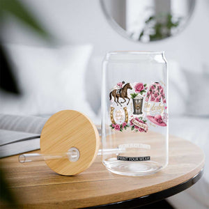 Horse Racing Derby Day Glass Can Doodles Funny Silks Jockey TS10 Print Your Wear