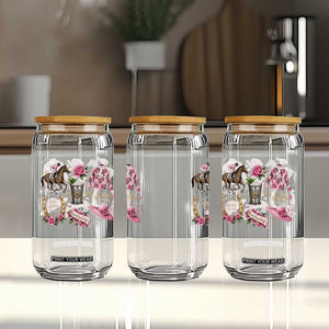 Horse Racing Derby Day Glass Can Doodles Funny Silks Jockey TS10 Print Your Wear