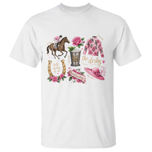 Horse Racing Derby Day T Shirt Doodles Funny Silks Jockey TS10 White Print Your Wear