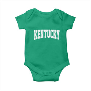 Kentucky Baby Onesie Retro Varsity Kentucky Lover KY State TS10 Irish Green Print Your Wear