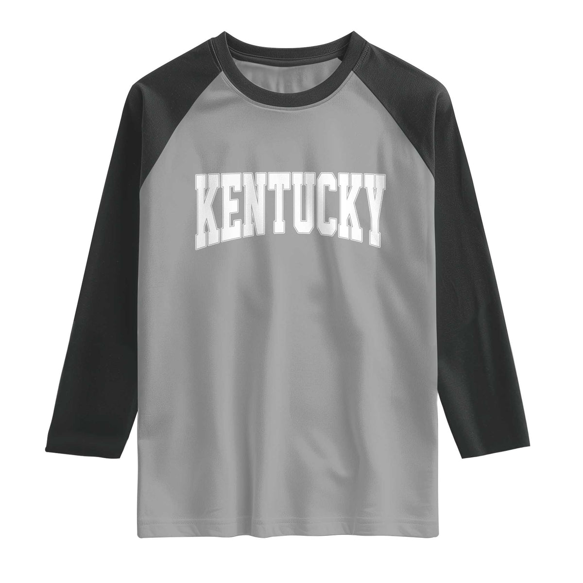 Kentucky Raglan Shirt Retro Varsity Kentucky Lover KY State TS10 Sport Gray Black Print Your Wear
