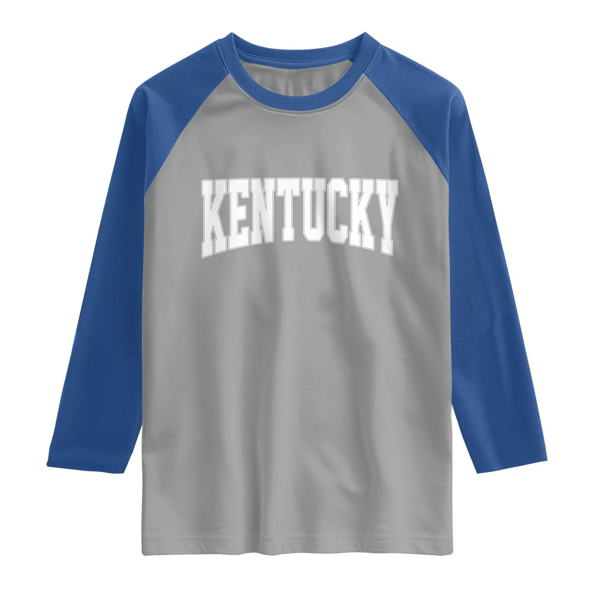 Kentucky Raglan Shirt Retro Varsity Kentucky Lover KY State TS10 Sport Gray Royal Print Your Wear