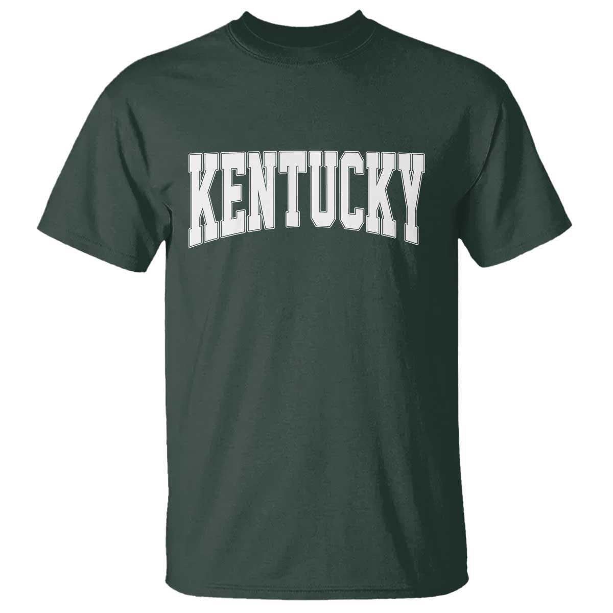Kentucky T Shirt Retro Varsity Kentucky Lover KY State TS10 Dark Forest Green Print Your Wear