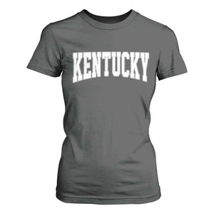 Kentucky T Shirt For Women Retro Varsity Kentucky Lover KY State TS10 Dark Heather Print Your Wear