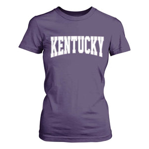 Kentucky T Shirt For Women Retro Varsity Kentucky Lover KY State TS10 Purple Print Your Wear