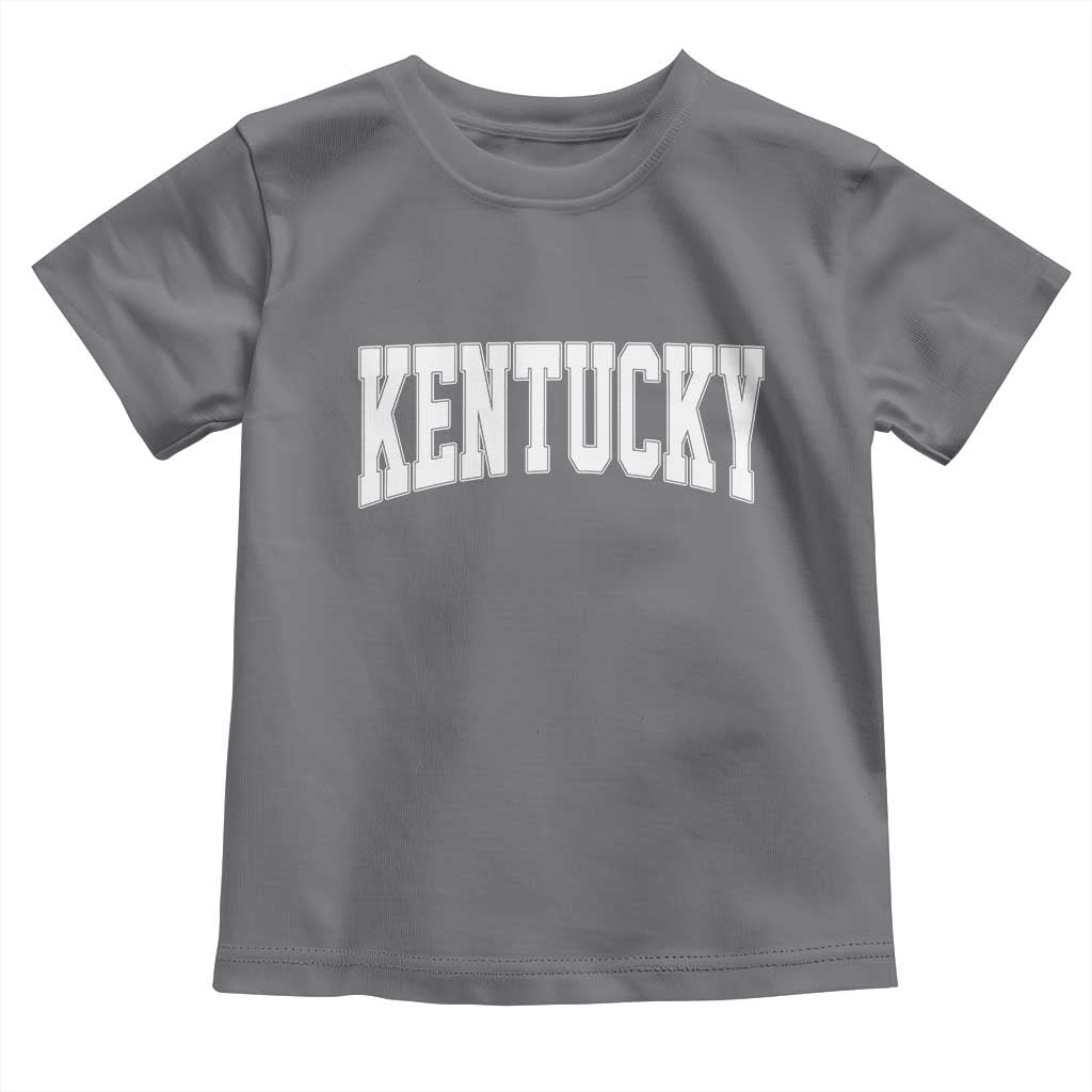 Kentucky Toddler T Shirt Retro Varsity Kentucky Lover KY State TS10 Charcoal Print Your Wear