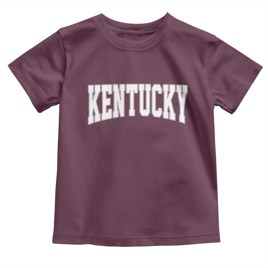 Kentucky Toddler T Shirt Retro Varsity Kentucky Lover KY State TS10 Maroon Print Your Wear
