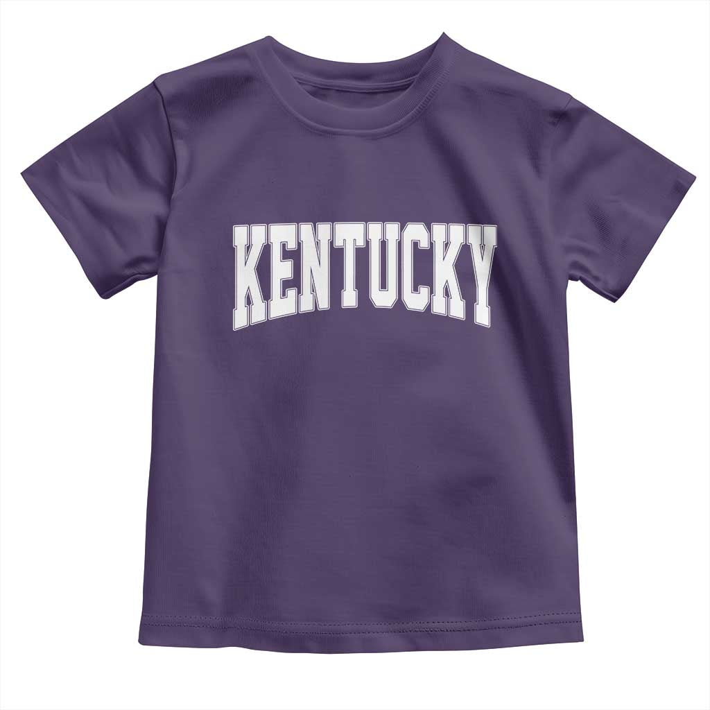 Kentucky Toddler T Shirt Retro Varsity Kentucky Lover KY State TS10 Purple Print Your Wear