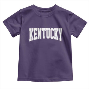 Kentucky Toddler T Shirt Retro Varsity Kentucky Lover KY State TS10 Purple Print Your Wear