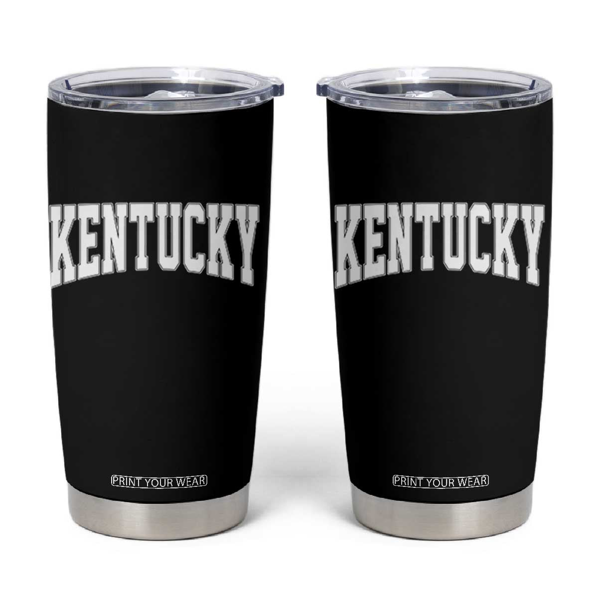 Kentucky Tumbler Cup Retro Varsity Kentucky Lover KY State TS10 Black Print Your Wear
