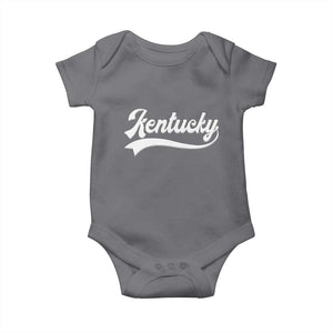 Vintage Kentucky Baby Onesie Varsity Script Retro Sports Jersey Style TS10 Charcoal Print Your Wear