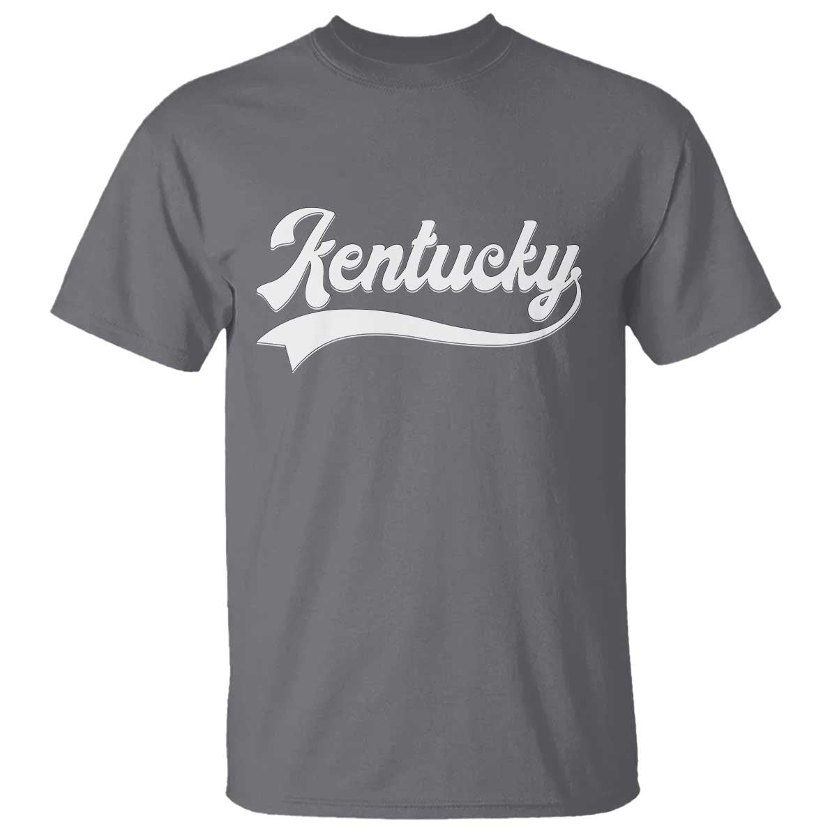 Vintage Kentucky T Shirt Varsity Script Retro Sports Jersey Style TS10 Charcoal Print Your Wear