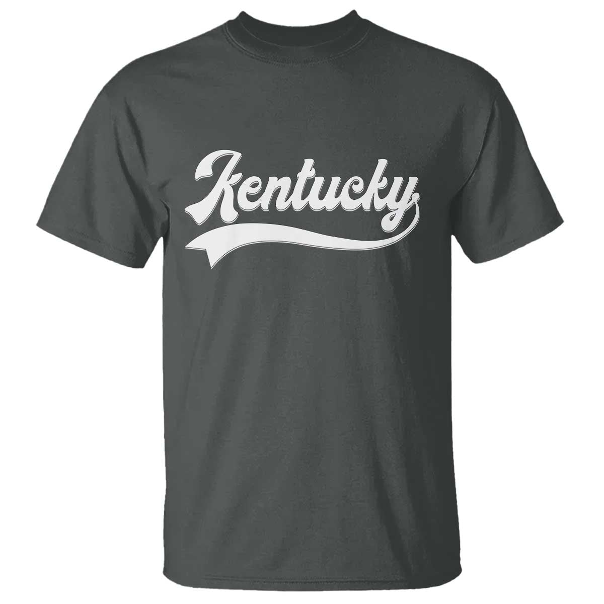 Vintage Kentucky T Shirt Varsity Script Retro Sports Jersey Style TS10 Dark Heather Print Your Wear
