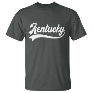 Vintage Kentucky T Shirt Varsity Script Retro Sports Jersey Style TS10 Dark Heather Print Your Wear