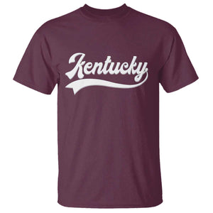 Vintage Kentucky T Shirt Varsity Script Retro Sports Jersey Style TS10 Maroon Print Your Wear