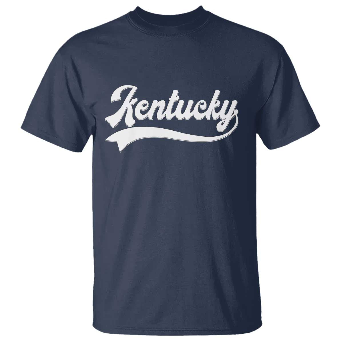 Vintage Kentucky T Shirt Varsity Script Retro Sports Jersey Style TS10 Navy Print Your Wear