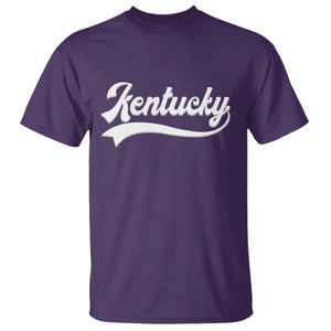 Vintage Kentucky T Shirt Varsity Script Retro Sports Jersey Style TS10 Purple Print Your Wear